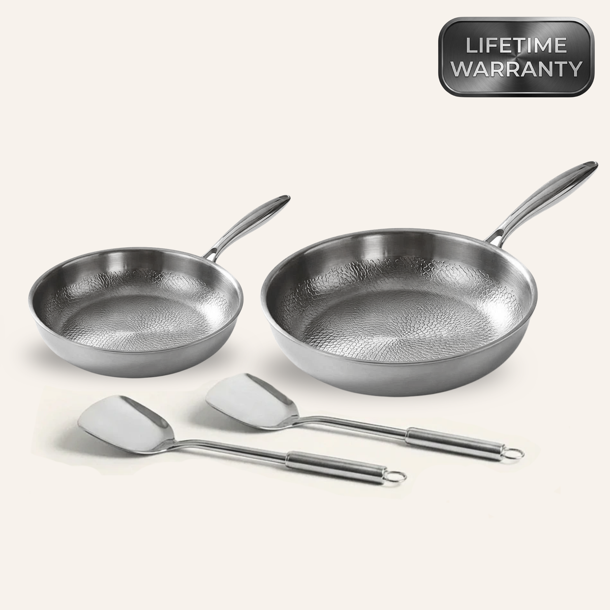 Alpine Titanium Hammered Pan Pro Duo Set