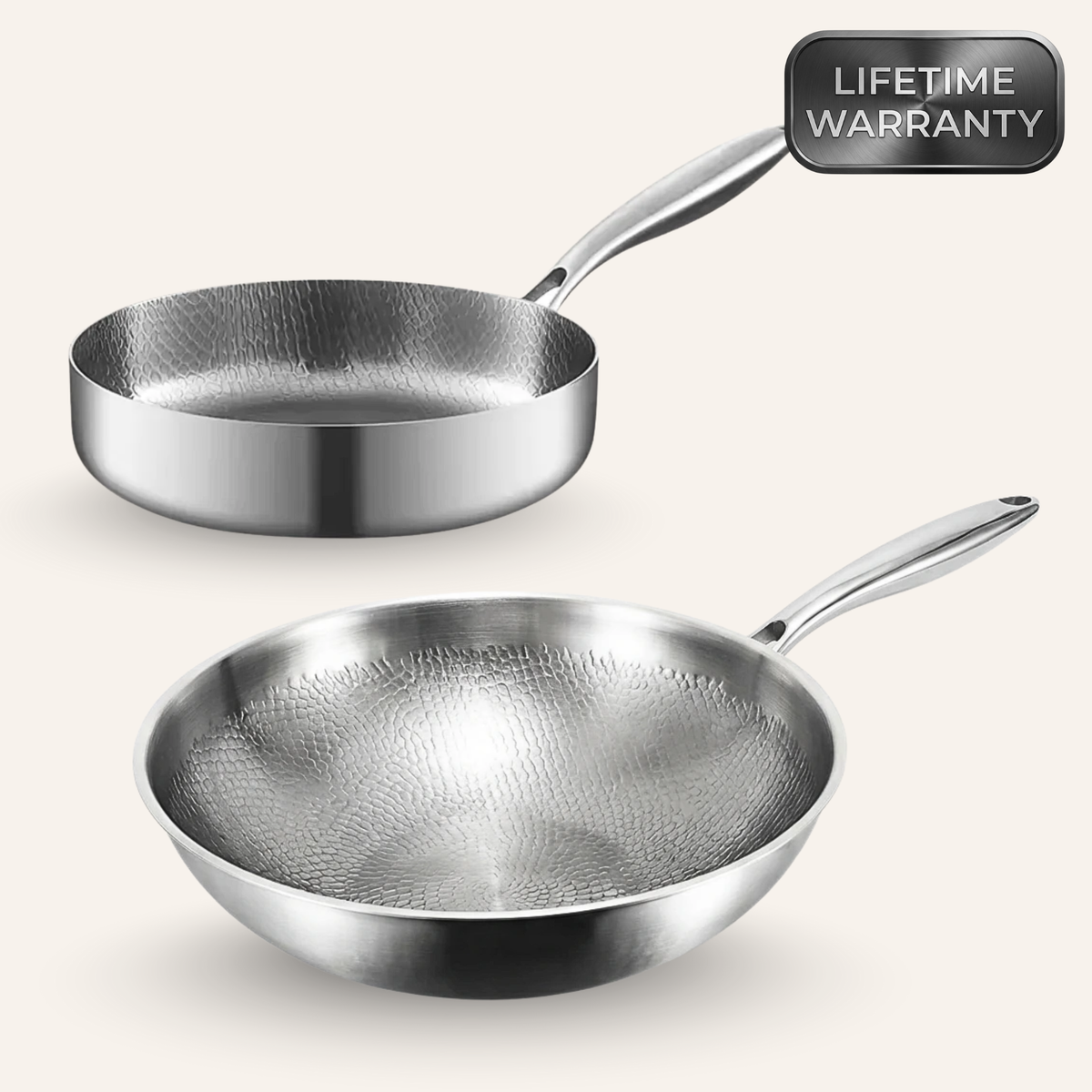 Alpine Titanium Wok & Deep Pan Bundle